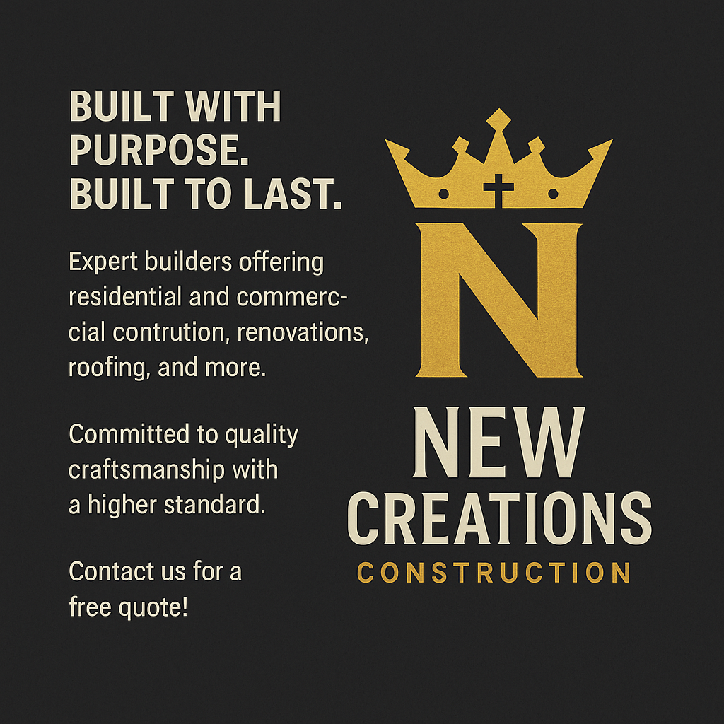 New Creations Construction logo